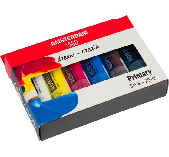 Talens AMSTERDAM Acrylfarben-Set "Primär"