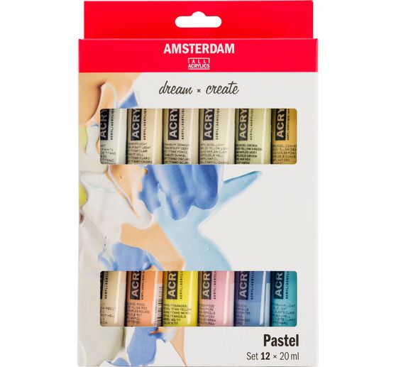 Talens AMSTERDAM acrylic paint set "Pastel"