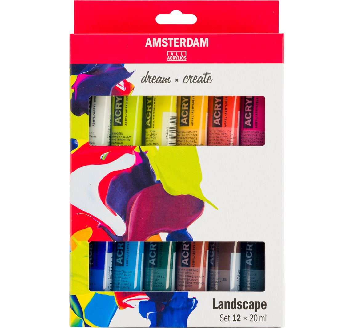 Talens AMSTERDAM Acrylfarben-Set "Landschaft"