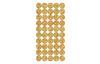 Sticker "Kreise gold", 200 Stück