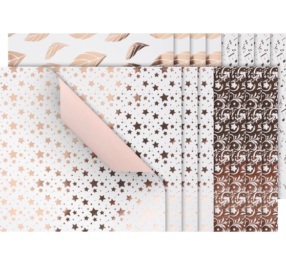 Faltpapier "Roségold Foil"