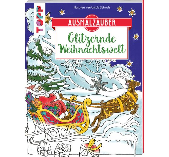 Buch "Ausmalzauber - Glitzernde Weihnachtswelt"