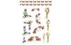3D-Stanzbogenbuch "Spring Flowers"