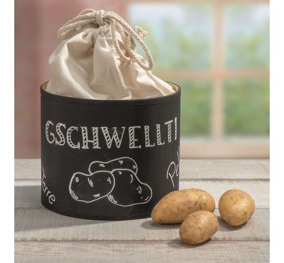 Utensilienbox mit Baumwollbeutel