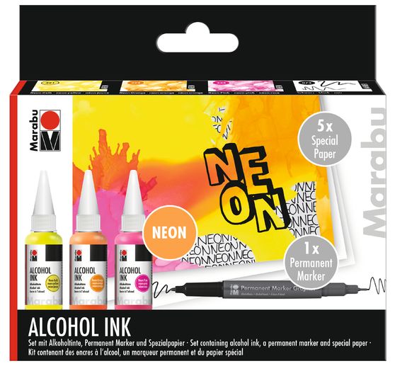 Marabu Alcohol Ink Set "Neon"