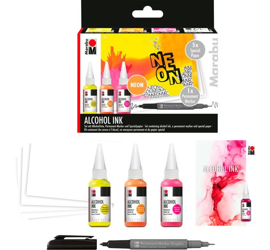 Marabu Alcohol Ink-Set "Neon"