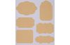 Kraftpapier Sticker "Etiketten"
