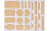 Kraft Paper Sticker "Labels lined"