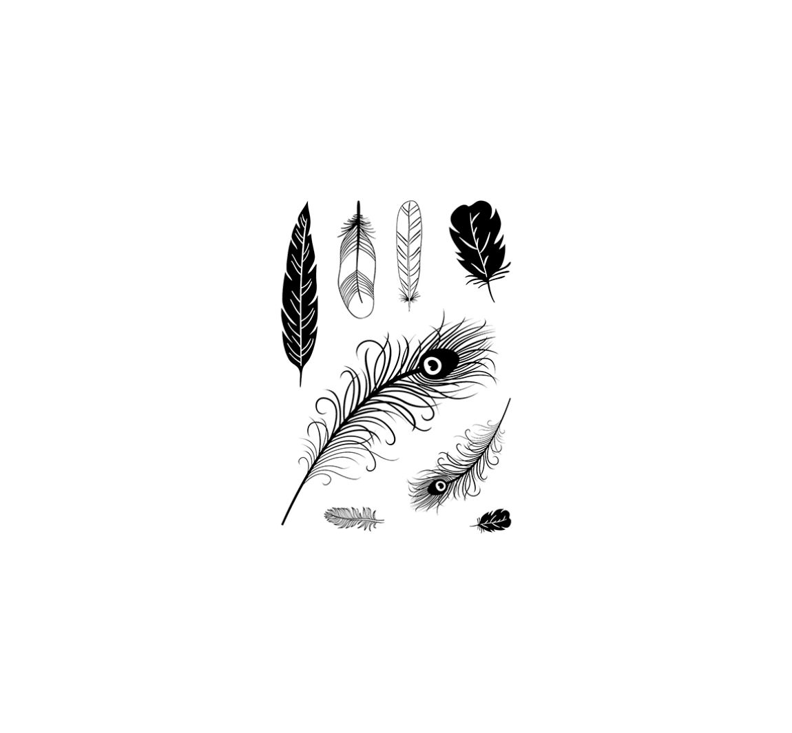 Clear Stamps "Federn"