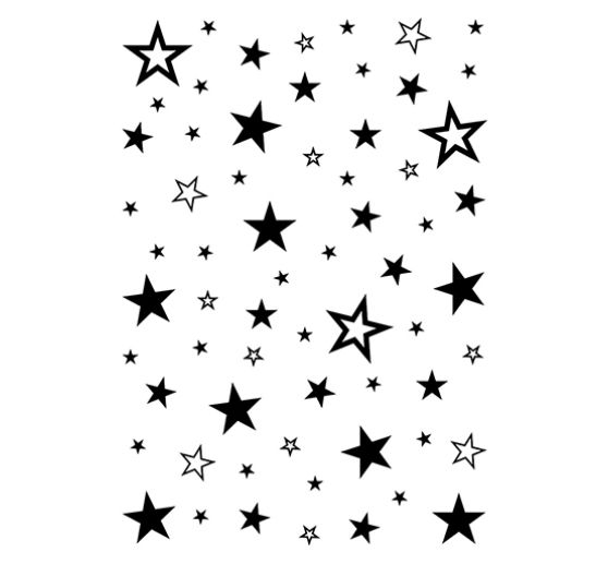 Clear Stamps "Sterne Hintergrund", 1-teilig