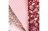 Fabric package "Florella Rosé", set of 4