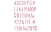 Sizzix Thinlits Stanzschablone "Hand Drawn Alphabet"