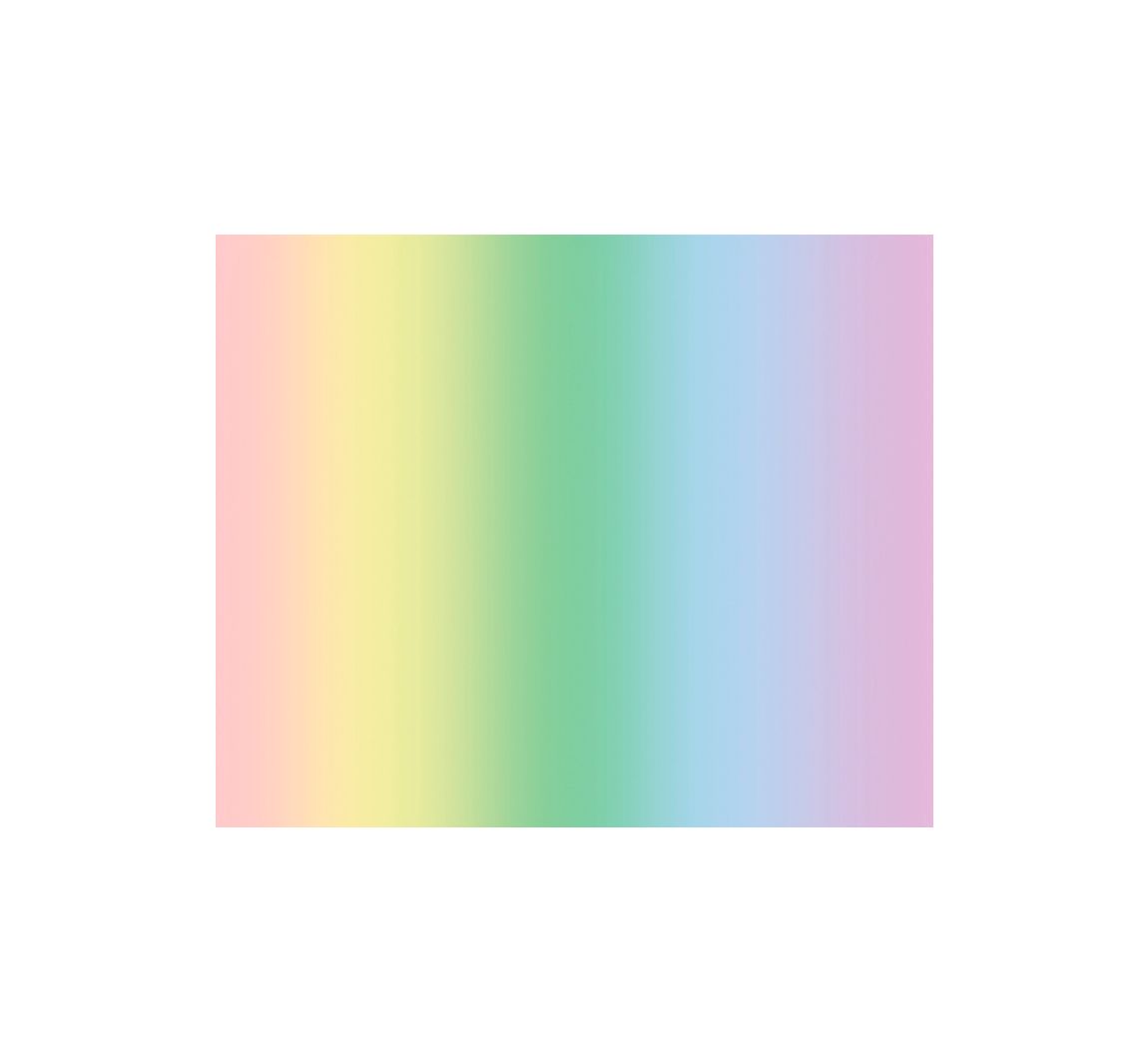 Transparentpapier "Regenbogen Pastell"