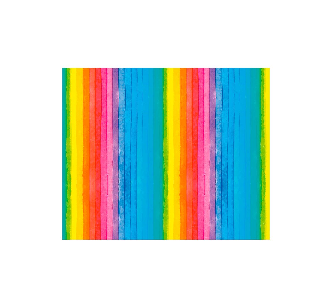 Transparentpapier "Regenbogen Streifen"