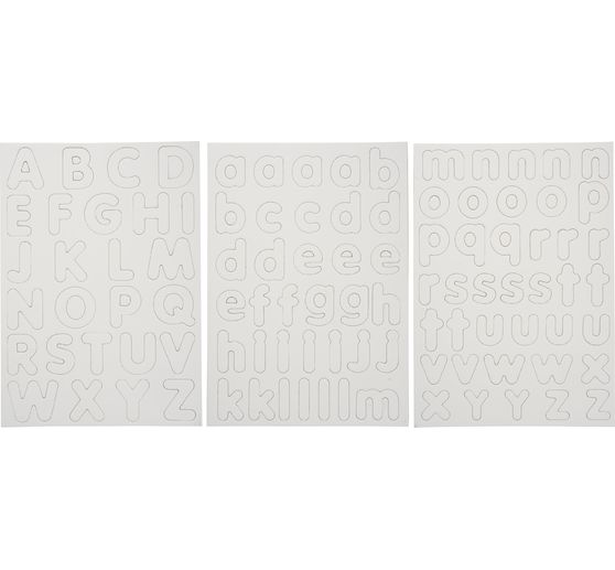 Blanko Magnet-Buchstaben