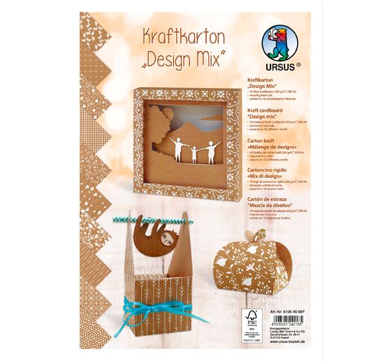 Kraftkarton "Design Mix"