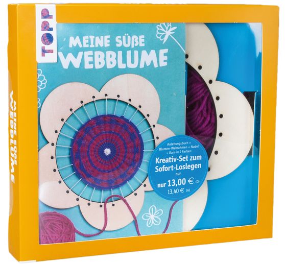 Kreativ-Set "Meine süße Webblume"