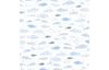 Designkarton "Hotfoil", Fischschwarm