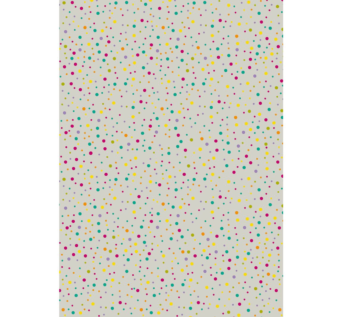 Motivkarton "Grey Line", Regenbogen Punkte