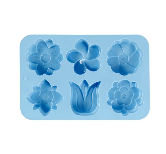 Silikon-Gießform "Blumen"