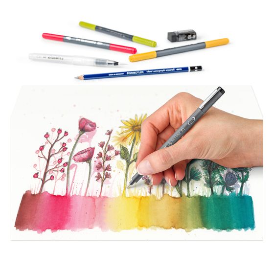 STAEDTLER Aquarell-Set "Blumen"