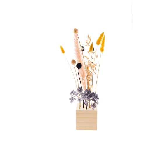 Rico Design Holzständer für Trockenblumen, 8 x 8 x 8 cm
