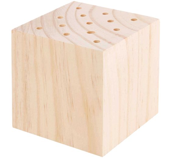 Rico Design Holzständer für Trockenblumen, 8 x 8 x 8 cm