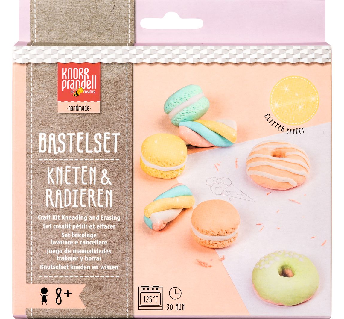 Kneten & Radieren Bastelset "Sugar Sweets"