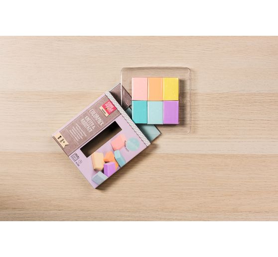 Kneten & Radieren Farbset "Pastell"