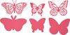 VBS Punching template "Butterflies"