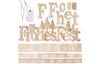 VBS Holz-Steckmotiv "Frohes Fest", mit LED