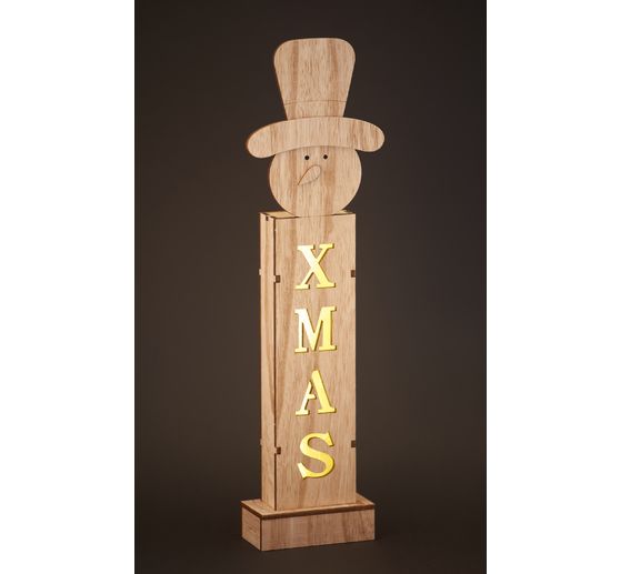 VBS Standfigur "Schneemann", inkl. Beleuchtung