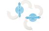 Turbo Pompon Maker, 4er-Set