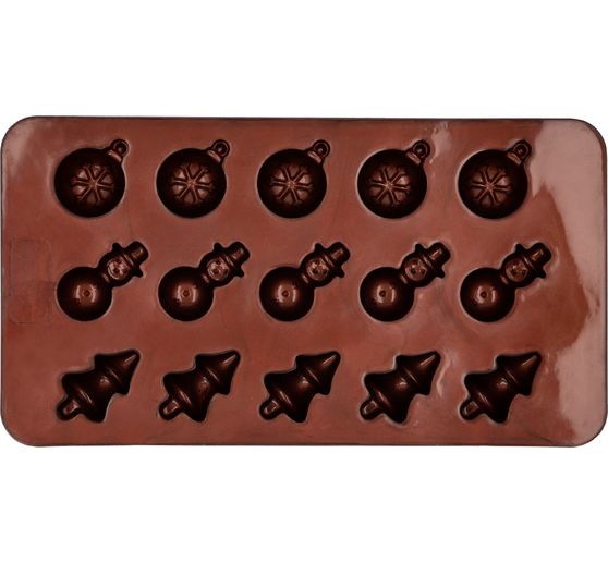 Silikon-Pralinenformen "Weihnachten"