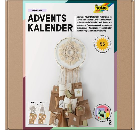 Adventskalender-Set "Makramee"