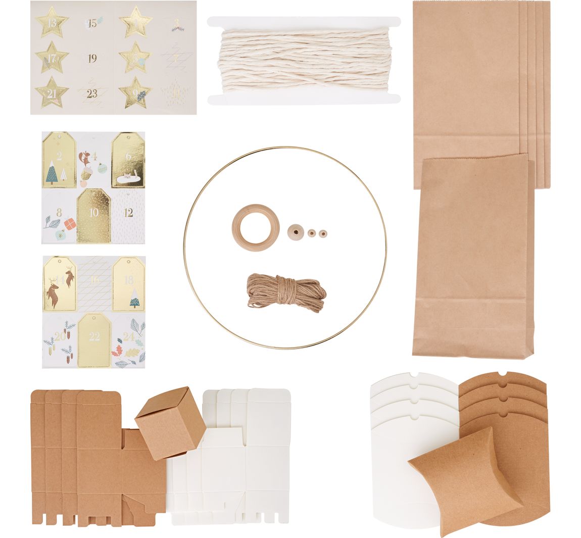 Adventskalender-Set Makramee