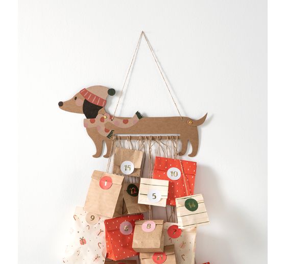 Adventskalender-Set "Weihnachtsdackel"