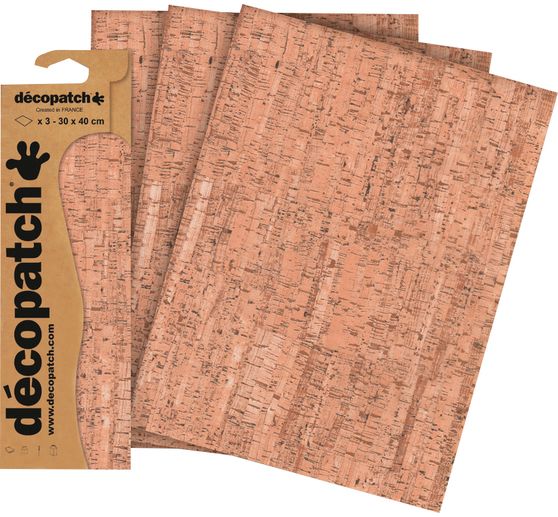Décopatch-Papier "Kork"