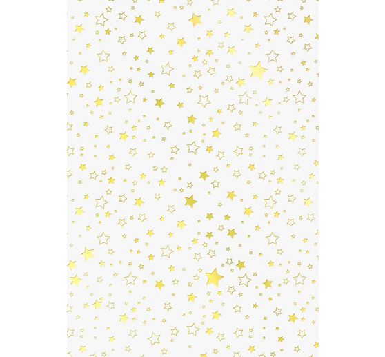 Karton-Block "Sterne" Gold/Silber