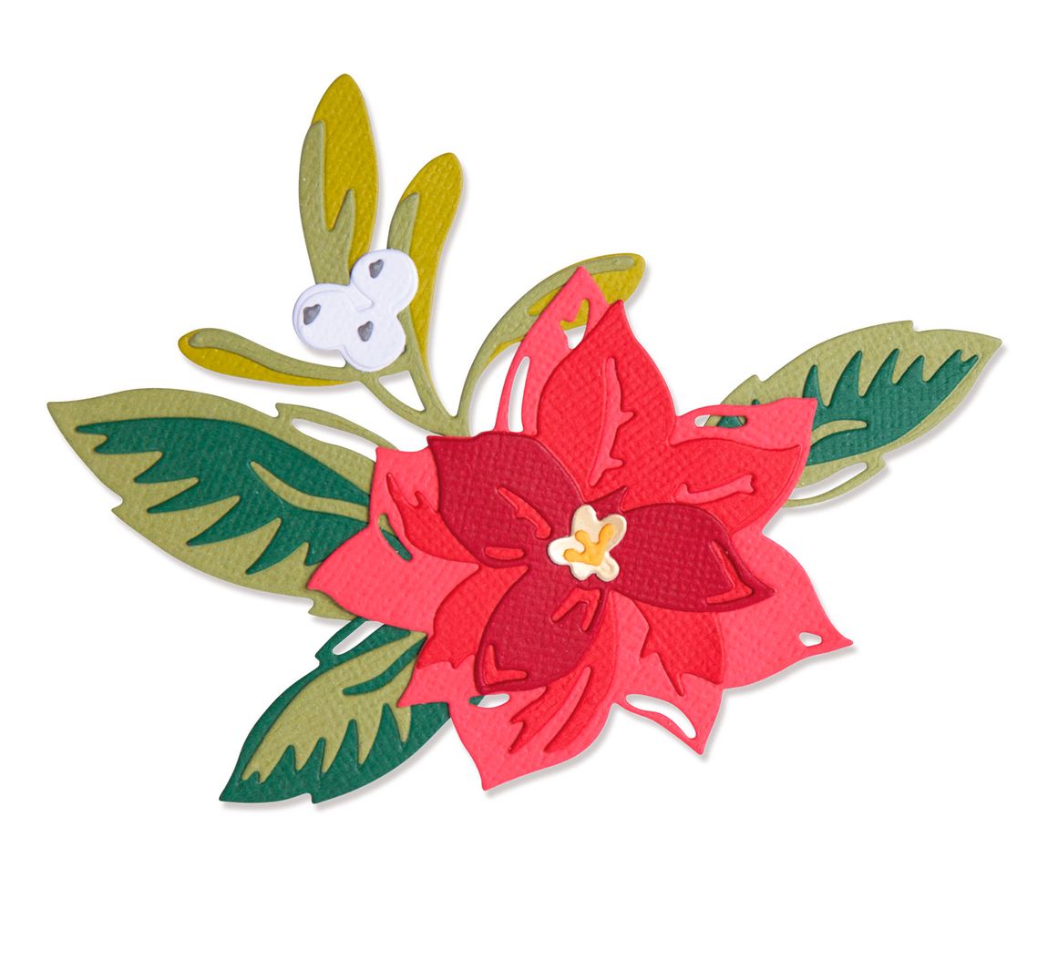 Sizzix Thinlits Stanzschablone Layered Christmas Flower