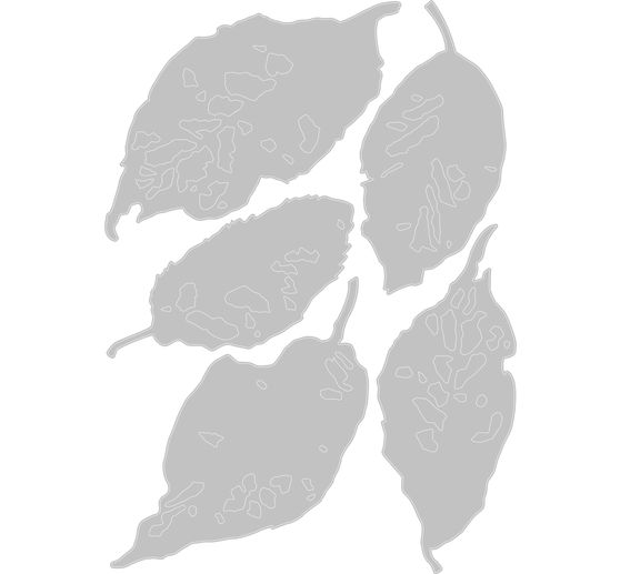 Sizzix Thinlits Punching template "Leaf Fragments by Tim Holtz"