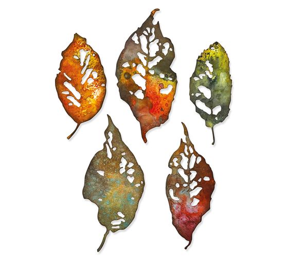 Sizzix Thinlits Punching template "Leaf Fragments by Tim Holtz"
