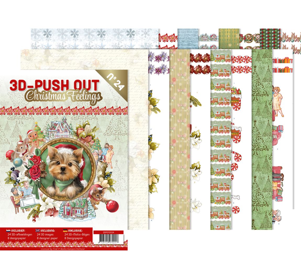 3D-Stanzbogenbuch Christmas Feelings