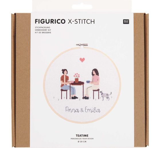Rico Design Stickpackung "Figurico Teatime"