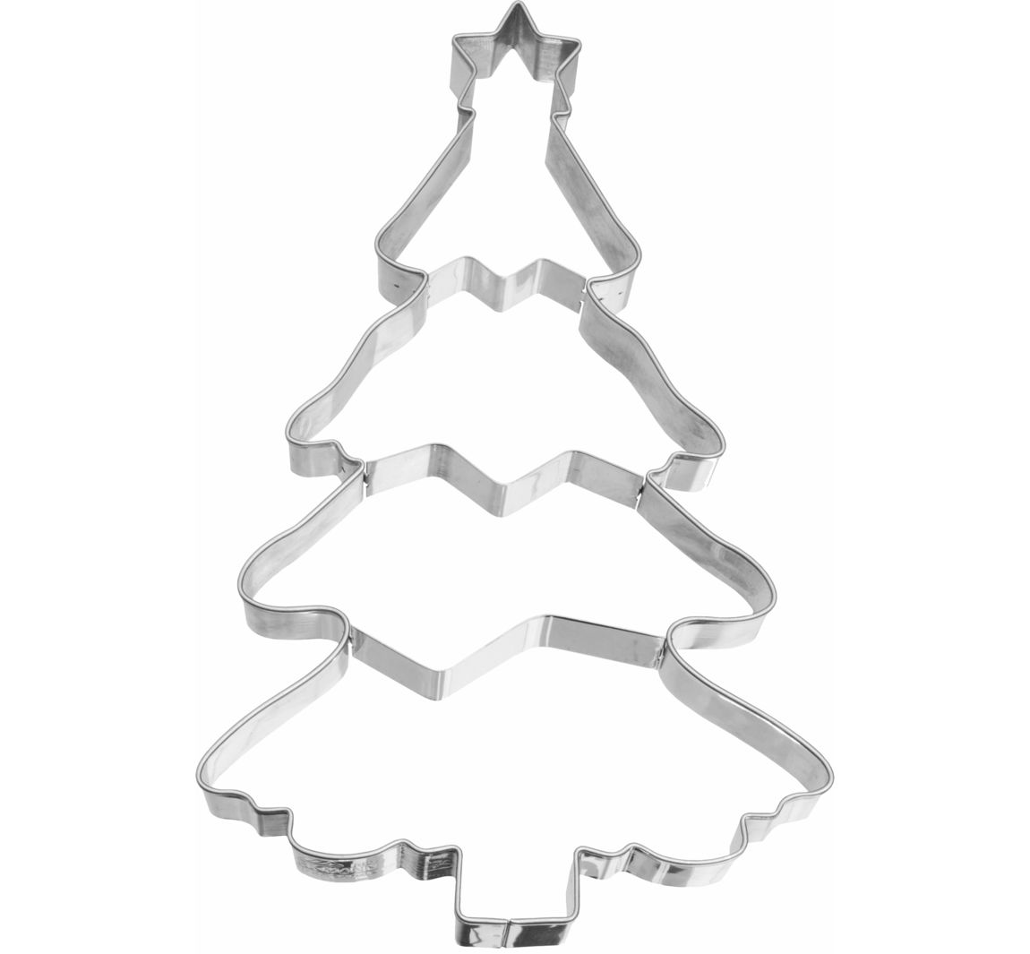 Ausstechform für Lebkuchen Christbaum