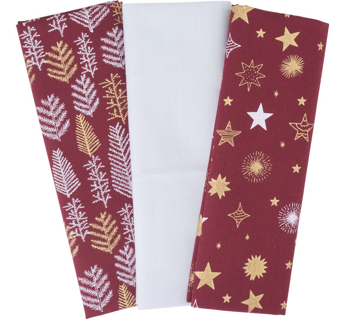 BeaLena Stoffpaket Stars and Trees