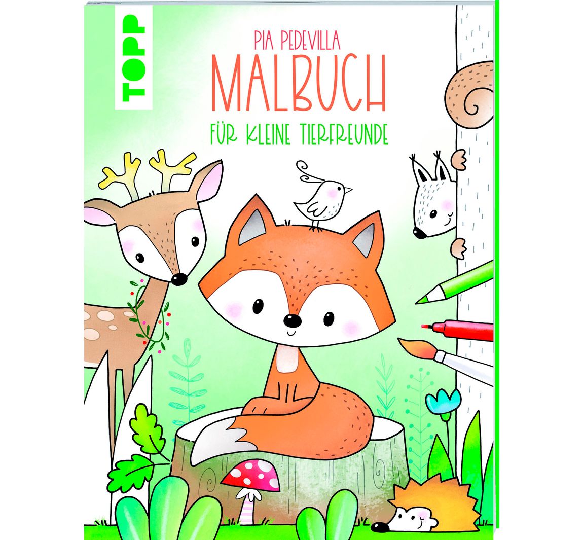 Buch Pia Pedevilla Malbuch - Für kleine Tierfreunde