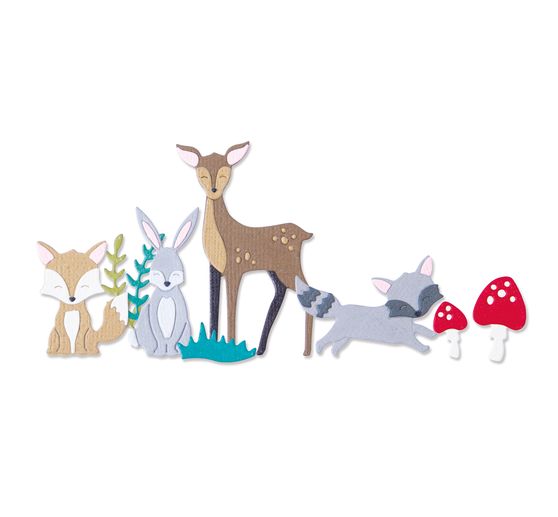 Sizzix Thinlits Stanzschablone "Woodland Nature"