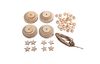 Craft kit wooden tree decoration pendant