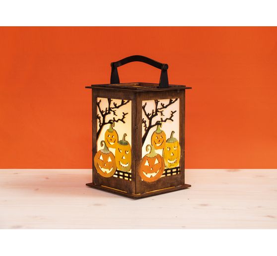 Holz-Laterne "Halloween", Bausatz 